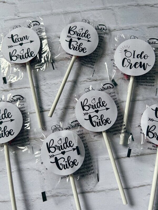 10 x Hen party lollipops favours