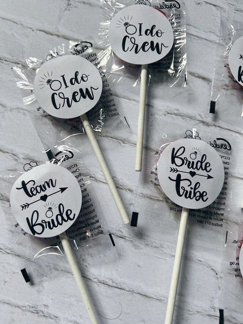 Bulk Hen party lollipops favours