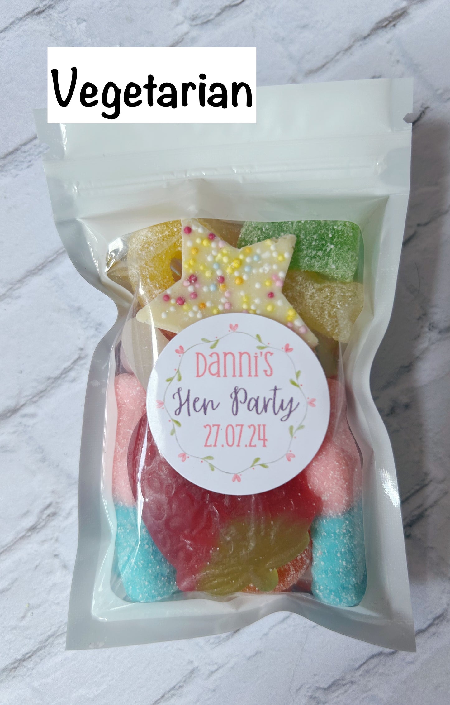 Personalised Birthday sweet bags