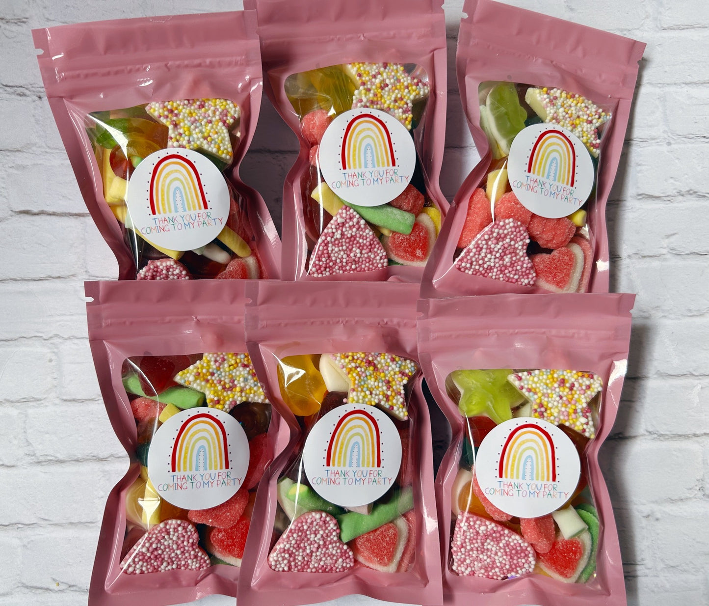 Personalised Birthday sweet bags