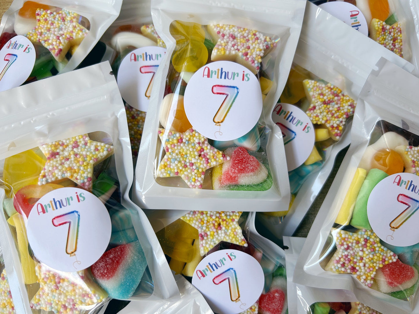 Personalised Birthday sweet bags