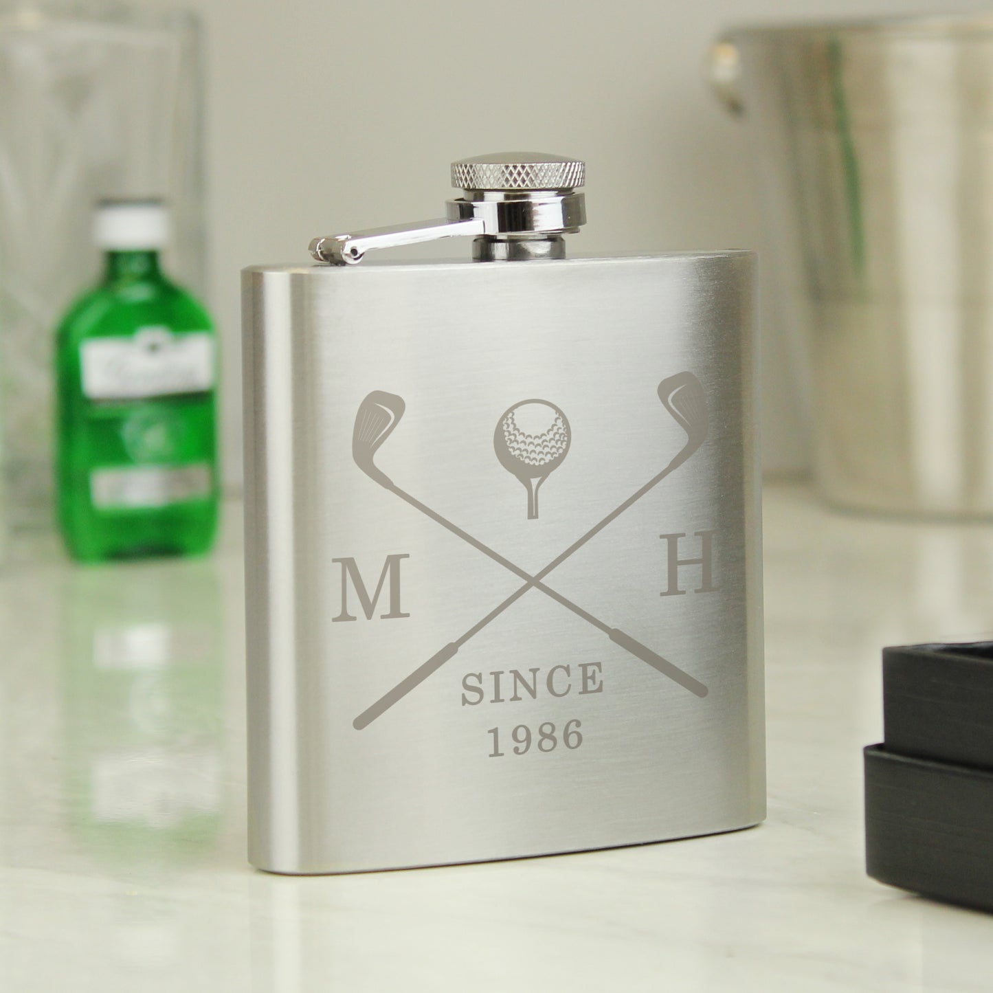 Personalised Golf Hip Flask