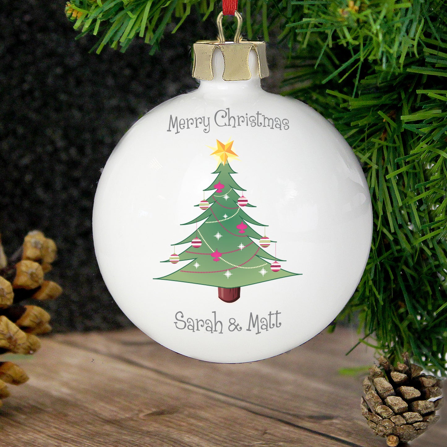 Personalised Christmas Tree Bauble