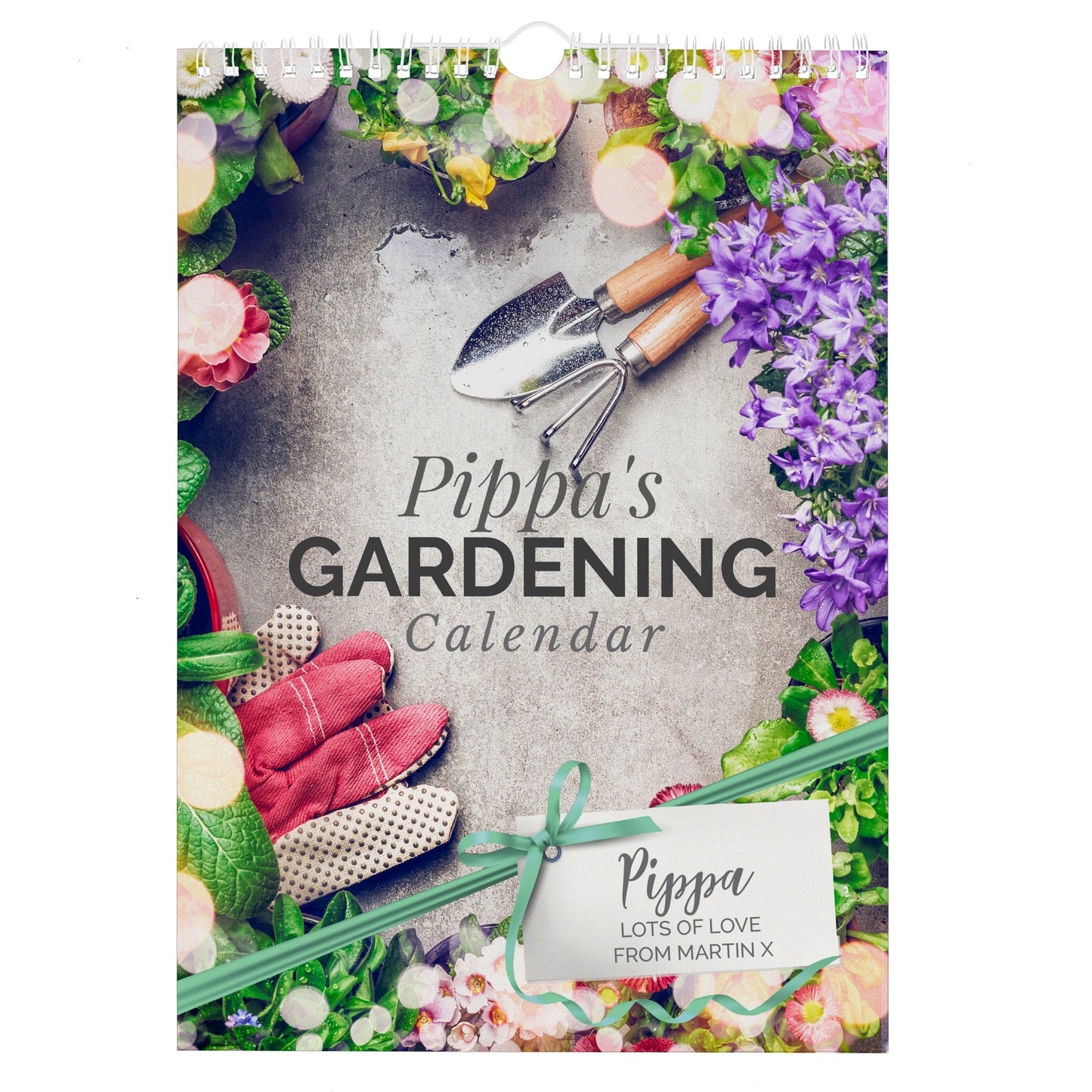 Personalised A4 Gardening Calendar