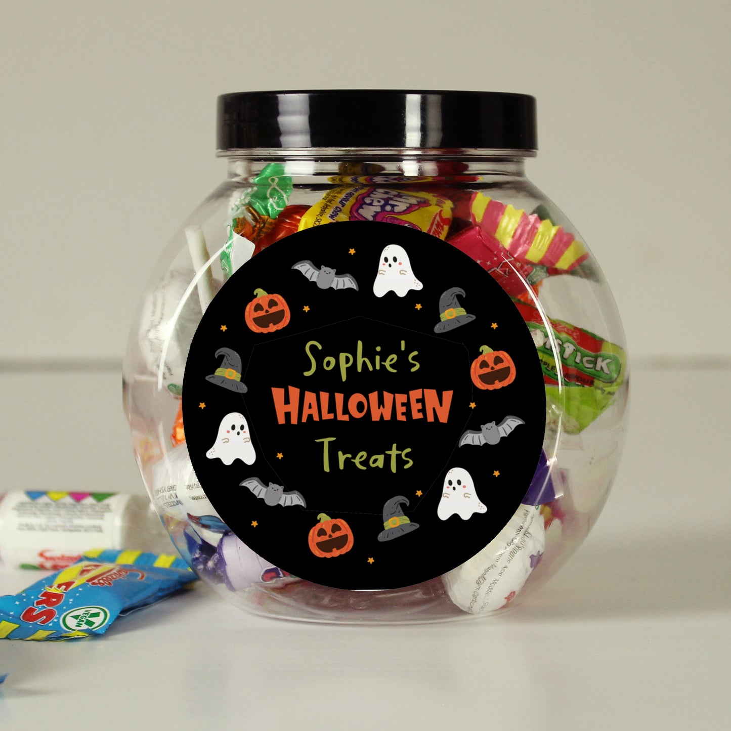 Personalised Halloween Sweets Jar