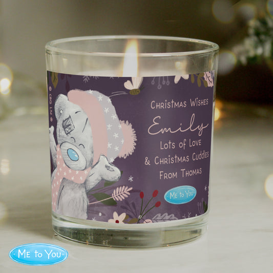 Personalised Me to You Cosy Winter Candle Jar