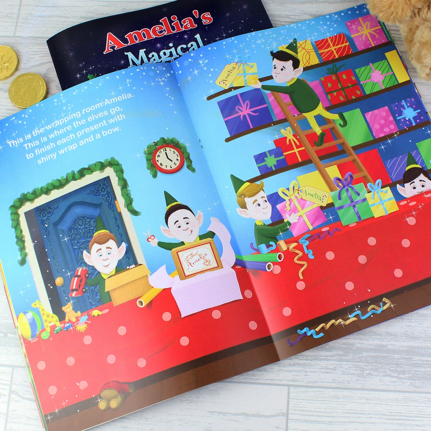 Personalised Magical Christmas Adventure Story Book