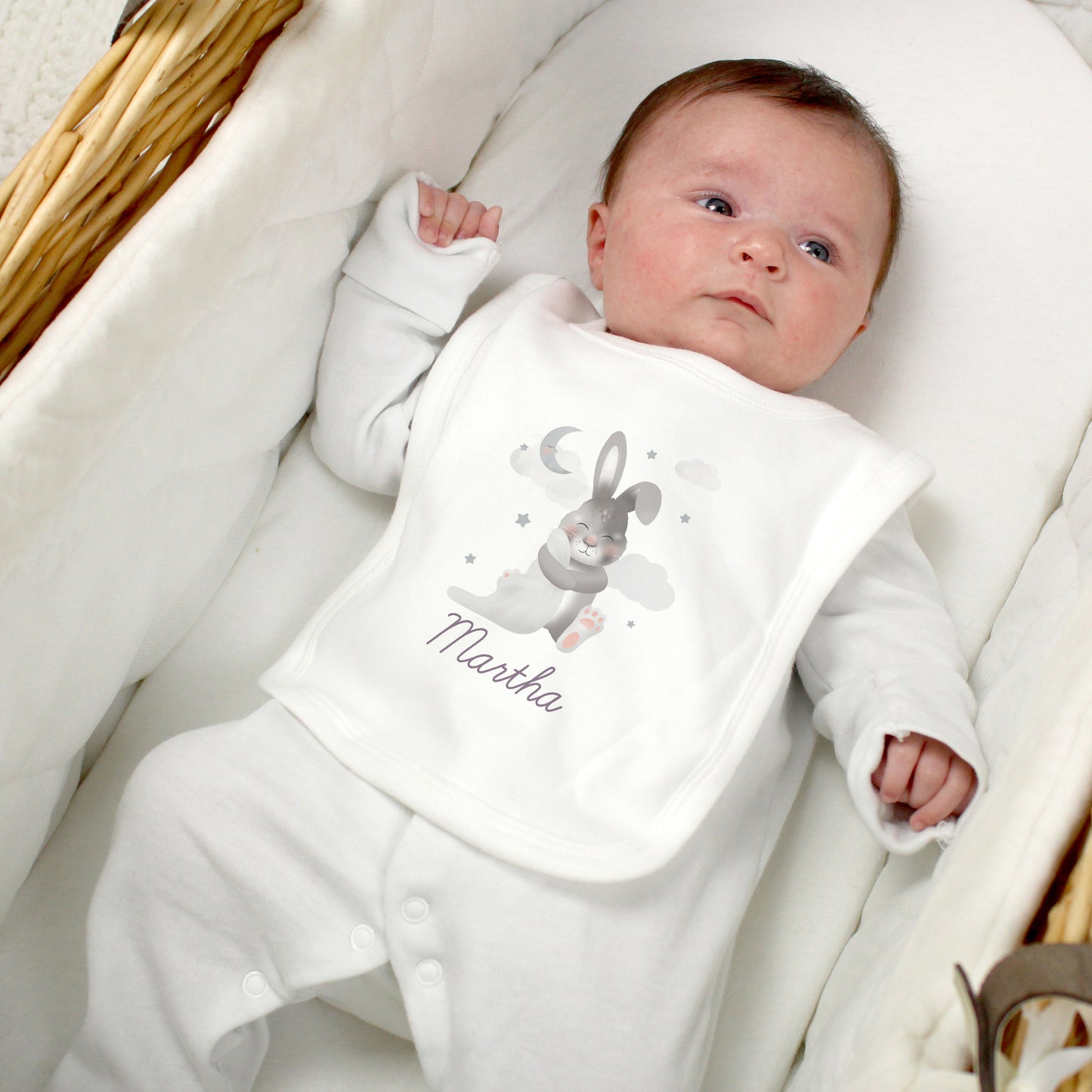 Personalised Baby Bunny Bib