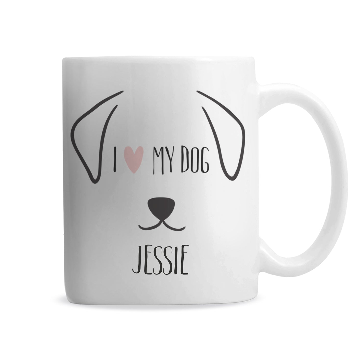 Personalised Dog Features Mug