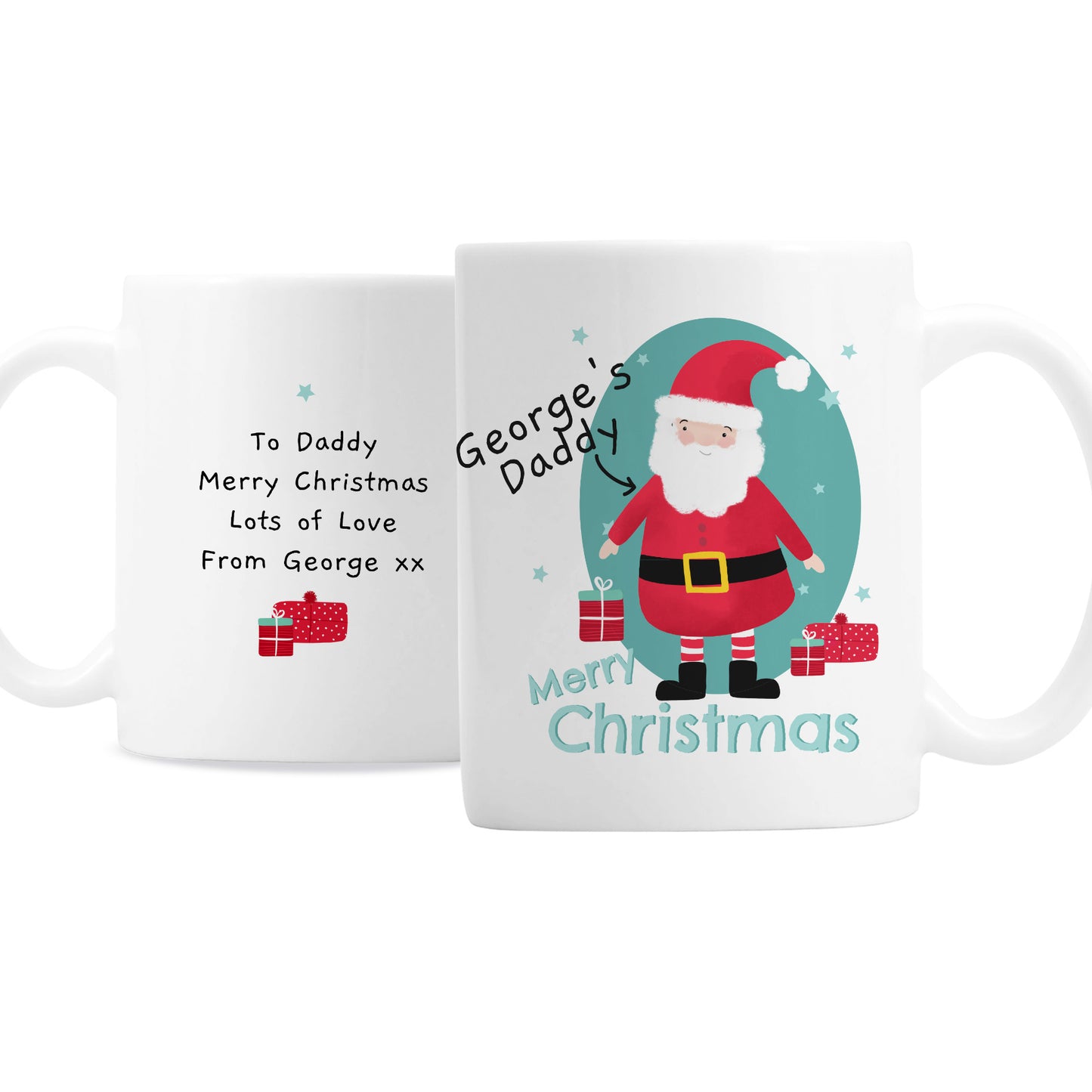 Personalised Mr Claus Christmas Mug