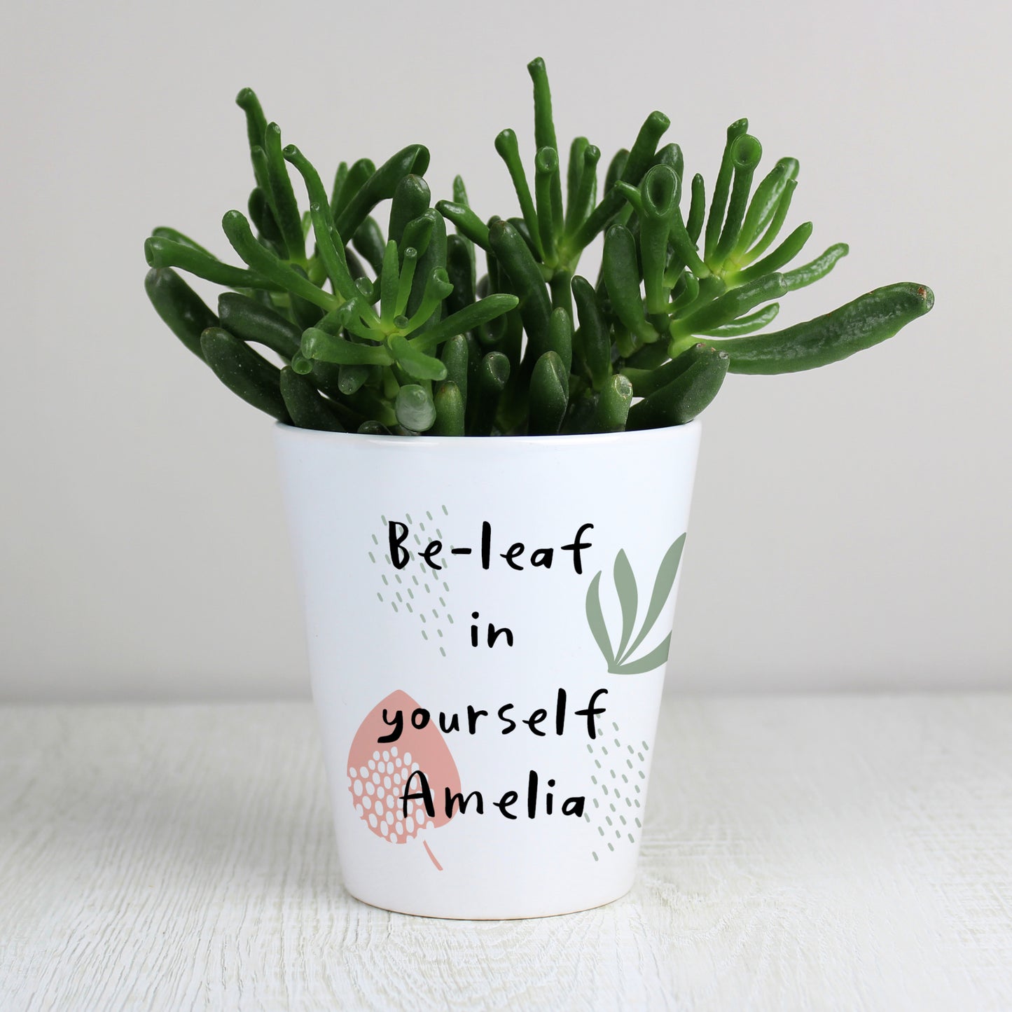 Personalised Abstract Pattern Plant Pot