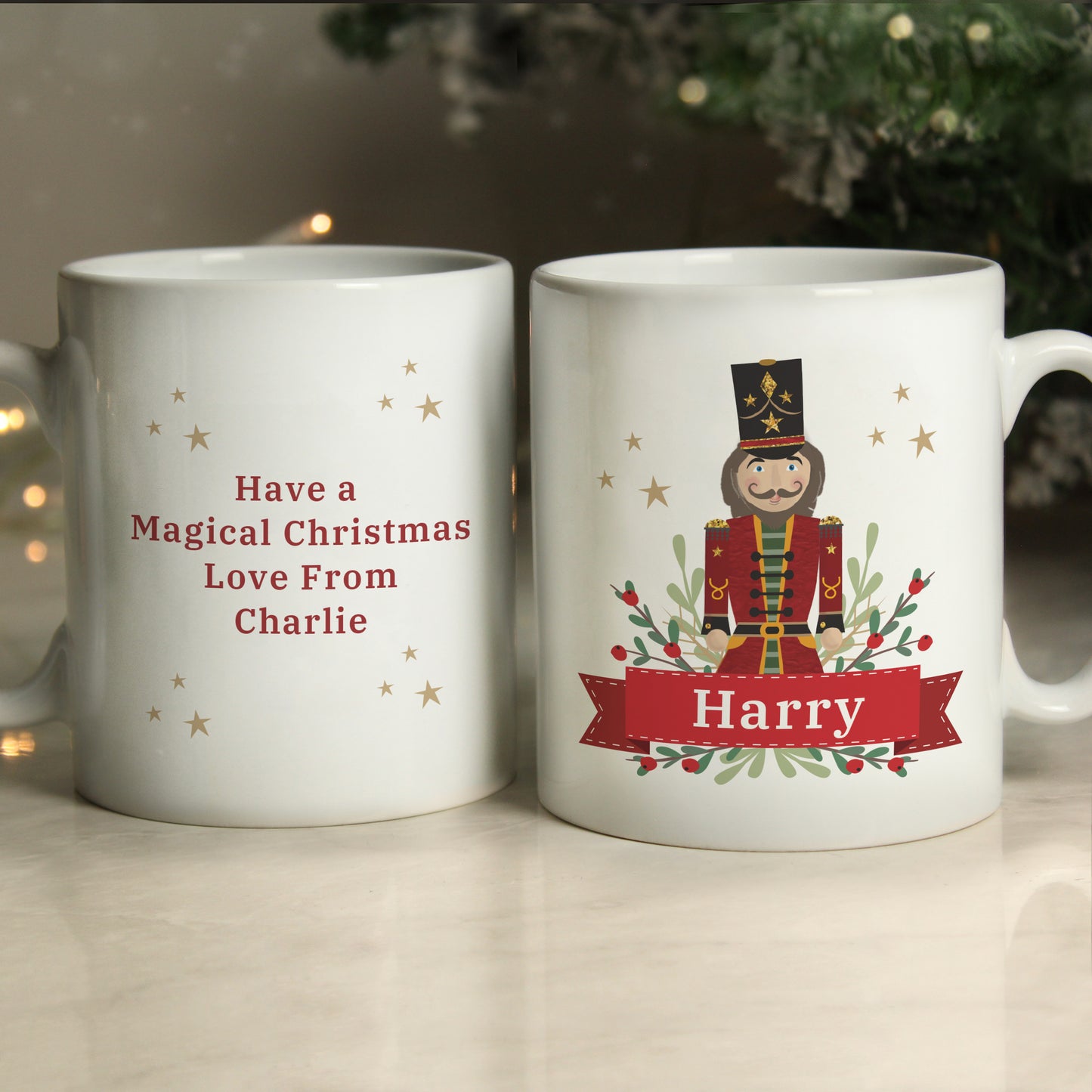 Personalised Christmas Nutcracker Mug