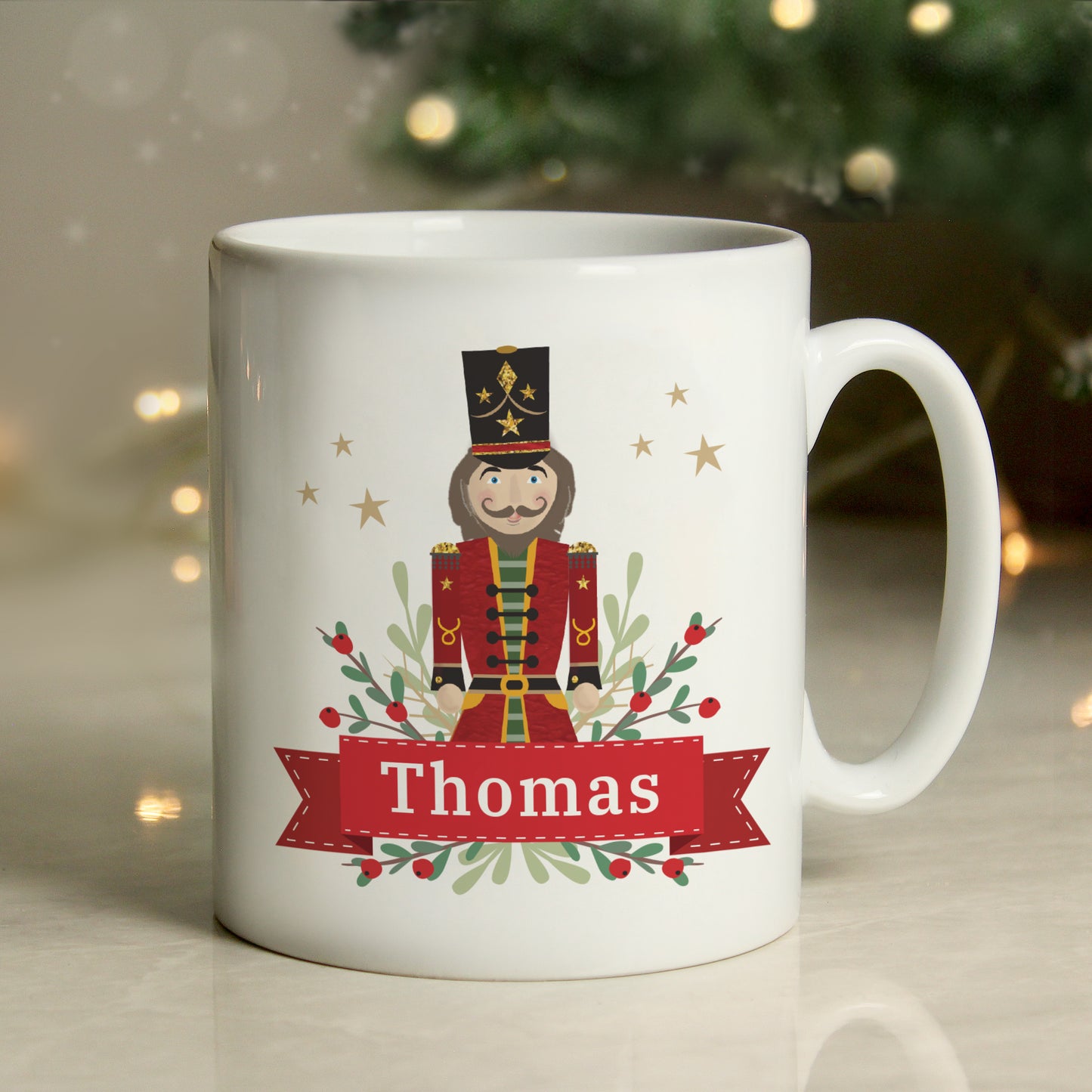 Personalised Christmas Nutcracker Mug