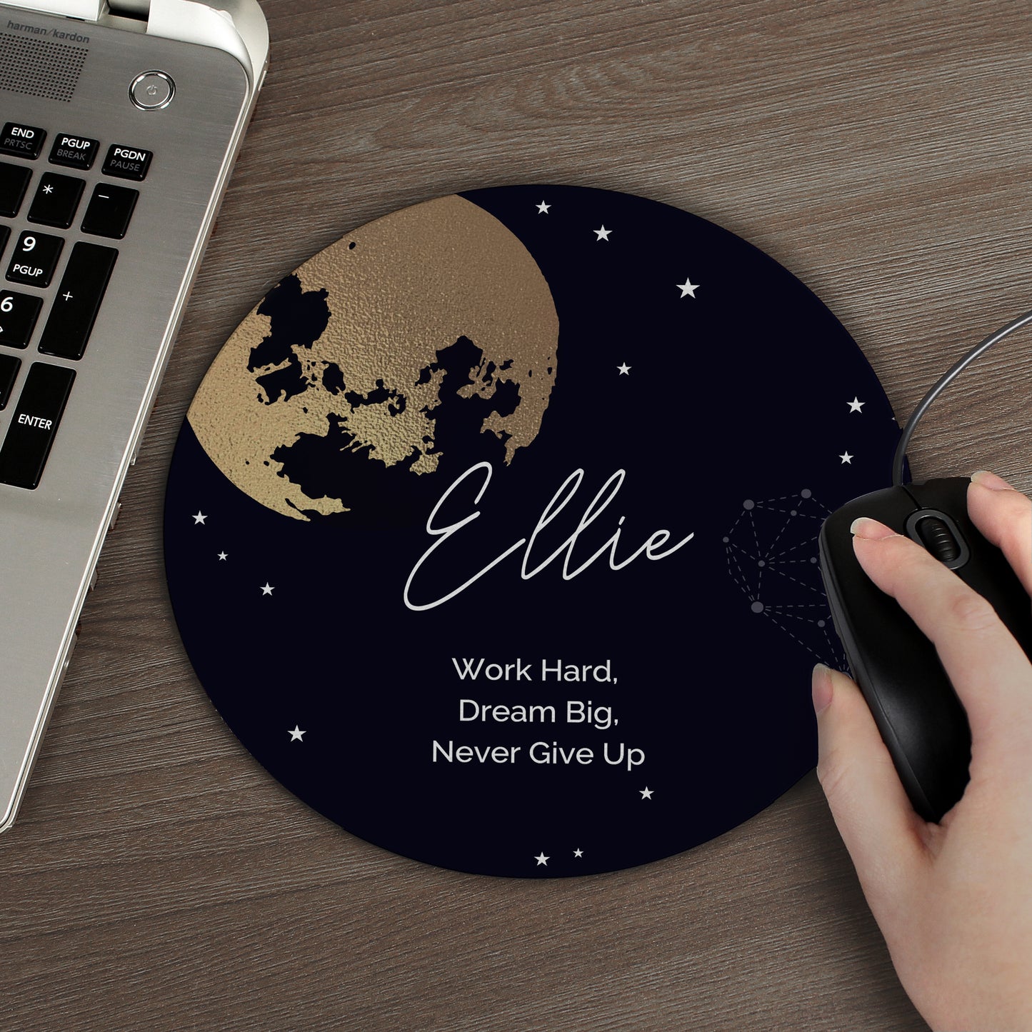 Personalised Sun Moon & Stars Mouse Mat