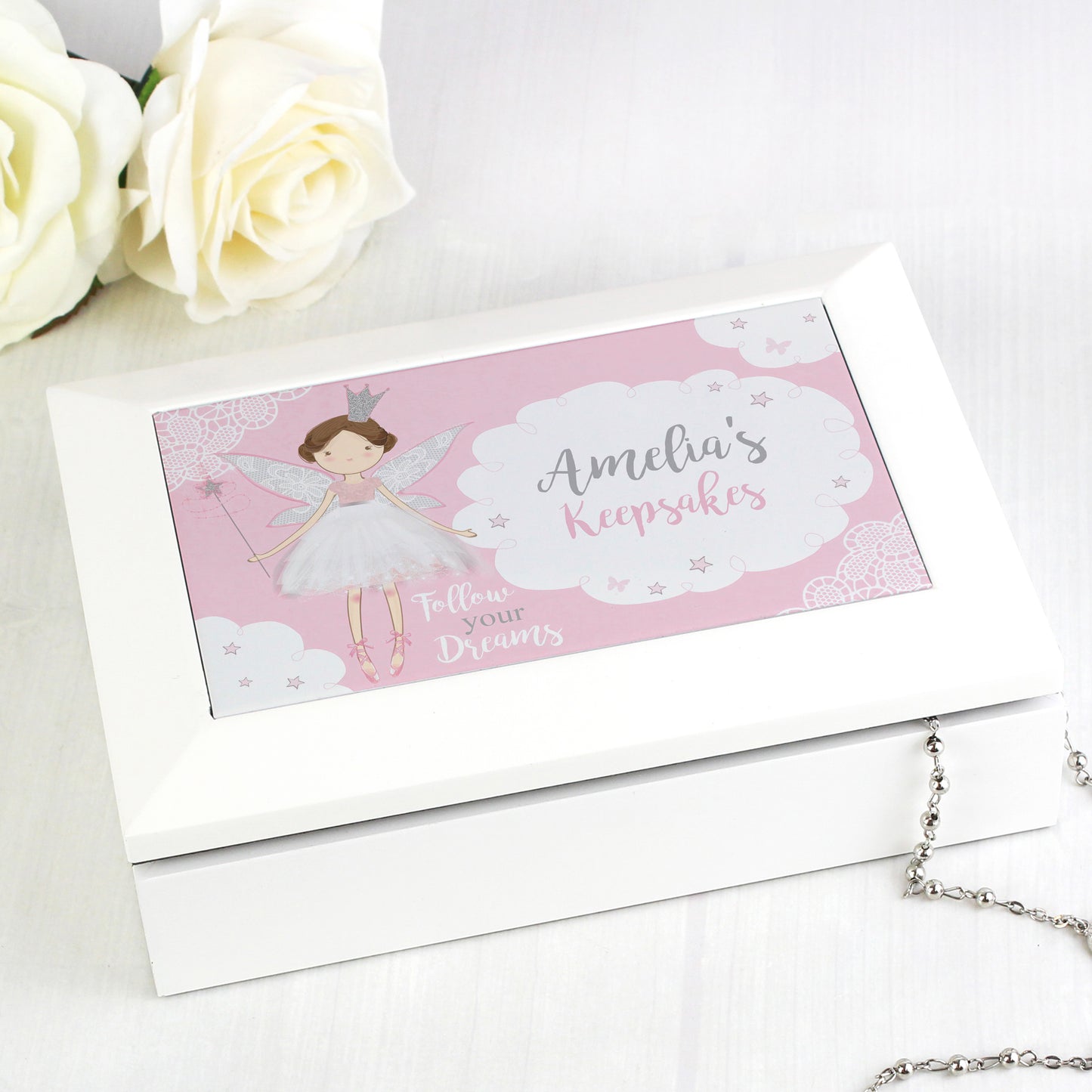 Personalised Fairy Princess Jewellery Box