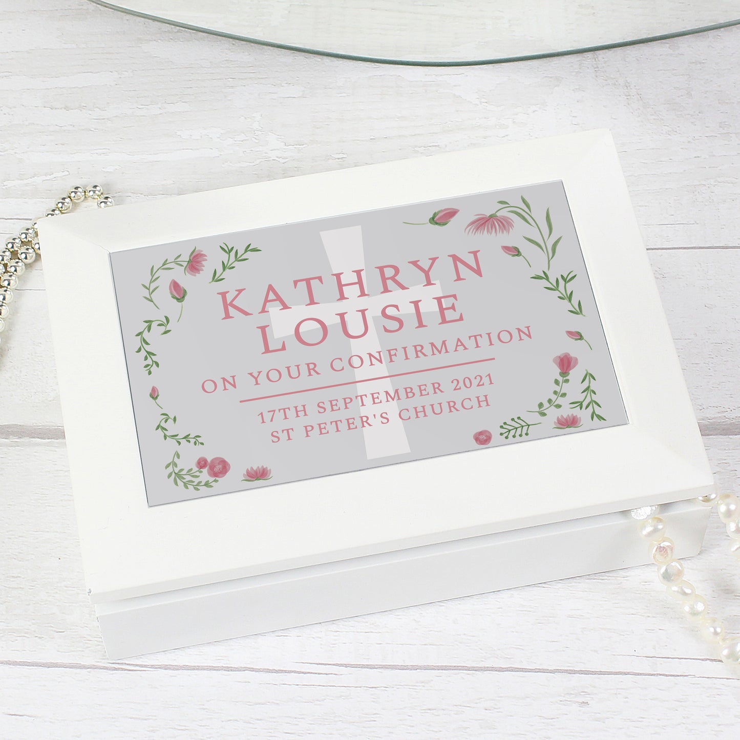 Personalised Religious Jewellery Box